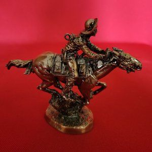 VINTAGE 1998 Hallmark Keepsake Christmas Ornament Pony Express Rider Old West